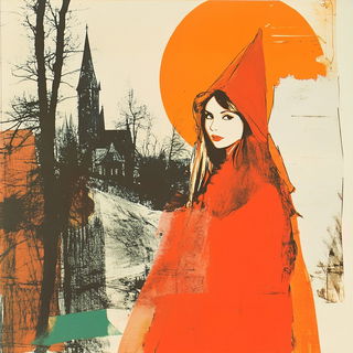 Inkstar Cryptelect style, Midjourney V6.1: retro fairy-tale illustration