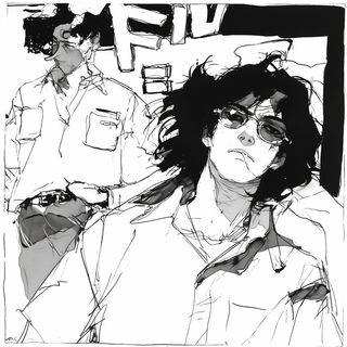 Inkstar Cryptelect style, Midjourney V6.1: black-and-white manga comic strip