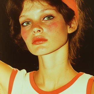 Inkstar Cryptelect style, Midjourney V6.1: photographic portrait of female protagonist