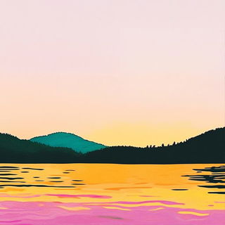 Sumiwarden style, Midjourney V6.1: realistic landscape photograph of quiet dawn