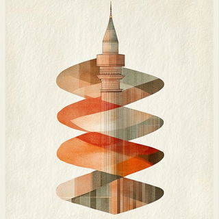 Flatnote Dramaturgy style, Midjourney V6.1: bold minimalist logo design for Istanbul city municipal services