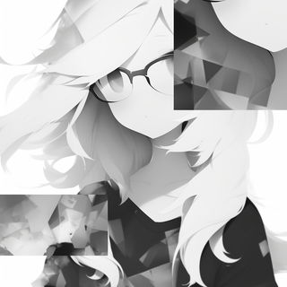 Flatshadow Fairytale style, Midjourney V6.1: black-and-white manga comic strip