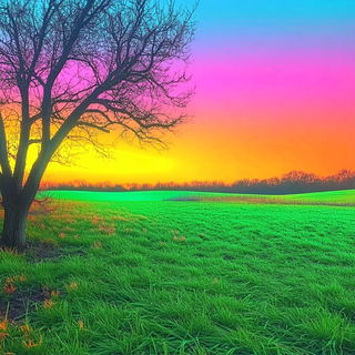 Antlerpastel style, Midjourney V6.1: realistic landscape photograph of quiet dawn