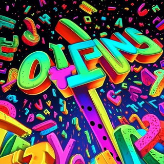 Antlerpastel style, Midjourney V6.1: typographic composition with large letters