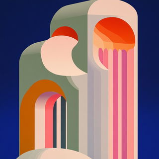 Portalstop Motion style, Midjourney V6.1: abstract 3D render