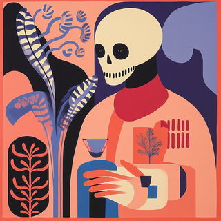 Portalstop Motion style, Midjourney V6.1: editorial illustration for popular scientific magazine cover