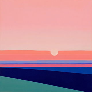 Portalstop Motion style, Midjourney V6.1: realistic landscape photograph of quiet dawn