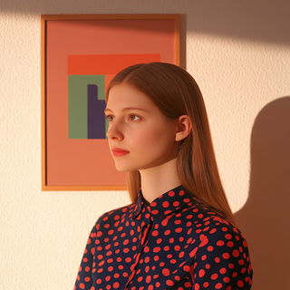 Portalstop Motion style, Midjourney V6.1: photographic portrait of female protagonist