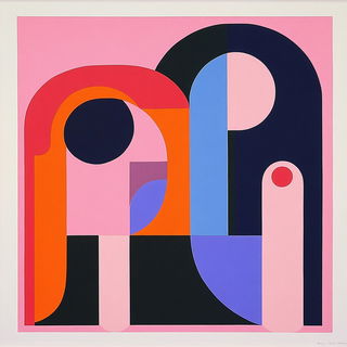 Portalstop Motion style, Midjourney V6.1: typographic composition with large letters