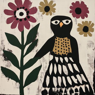 Gashware Iconoclasm style, Midjourney V6.1: traditional folk art