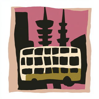 Gashware Iconoclasm style, Midjourney V6.1: bold minimalist logo design for Istanbul city municipal services