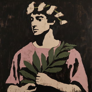 Gashware Iconoclasm style, Midjourney V6.1: classical 18th-century oil painting