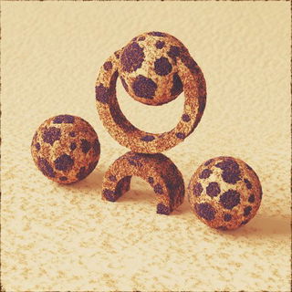 Gloamfiligree style, Midjourney V6.1: abstract 3D render