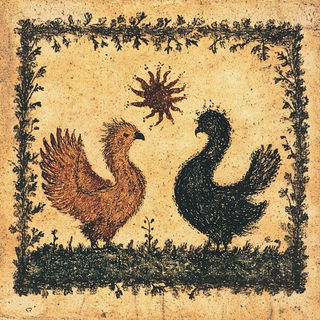 Gloamfiligree style, Midjourney V6.1: traditional folk art