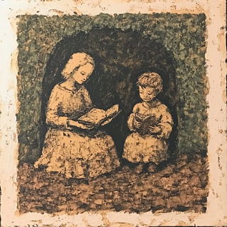 Gloamfiligree style, Midjourney V6.1: classical 18th-century oil painting