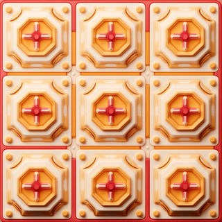 Folkobarro style, Midjourney V6.1: creative pattern composition