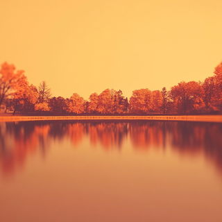 Folkobarro style, Midjourney V6.1: realistic landscape photograph of quiet dawn
