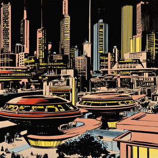 Skullstep style, Midjourney V6.1: megacity with futuristic bioarchitecture