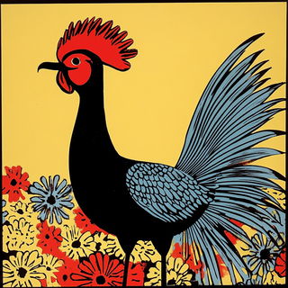 Skullstep style, Midjourney V6.1: traditional folk art