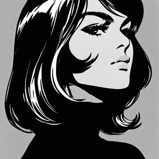 Skullstep style, Midjourney V6.1: black-and-white manga comic strip