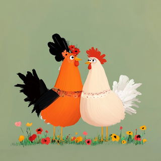 Carminevoid style, Midjourney V6.1: traditional folk art