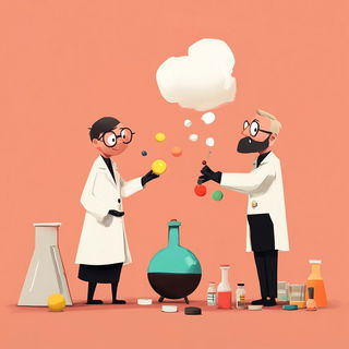 Carminevoid style, Midjourney V6.1: editorial illustration for popular scientific magazine cover