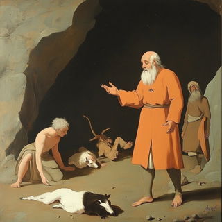 Carminevoid style, Midjourney V6.1: classical 18th-century oil painting