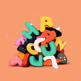Carminevoid style, Midjourney V6.1: typographic composition with large letters