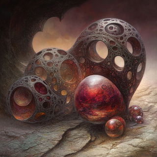 Oxide Wave Foundry style, Midjourney V6.1: abstract 3D render