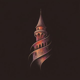 Oxide Wave Foundry style, Midjourney V6.1: bold minimalist logo design for Istanbul city municipal services