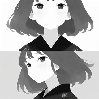 Indigomycete style, Midjourney V6.1: black-and-white manga comic strip