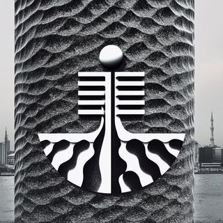 Angular Storybook Embroidery style, Midjourney V6.1: bold minimalist logo design for Istanbul city municipal services