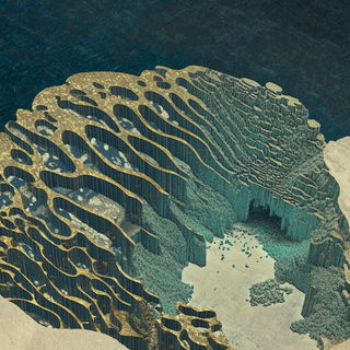 Canyonhydra style, Midjourney V6.1: abstract 3D render