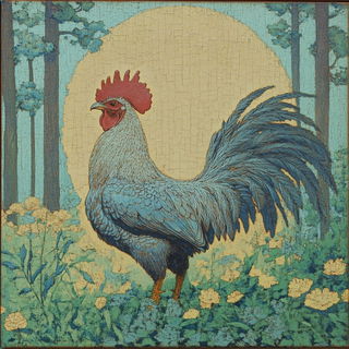 Canyonhydra style, Midjourney V6.1: traditional folk art