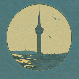 Canyonhydra style, Midjourney V6.1: bold minimalist logo design for Istanbul city municipal services