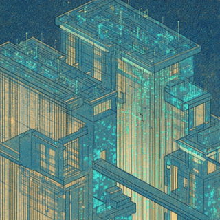 Canyonhydra style, Midjourney V6.1: technical infrastructure blueprint schematics