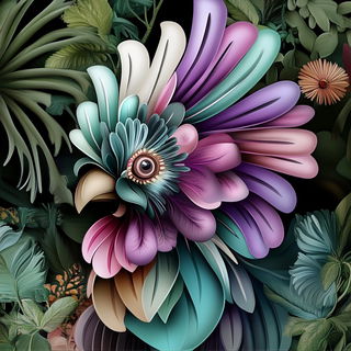 Scenoparallax style, Midjourney V6.1: traditional folk art