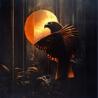 Cloudcap Rookery style, Midjourney V6.1: traditional folk art