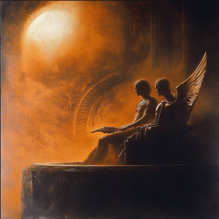 Cloudcap Rookery style, Midjourney V6.1: classical 18th-century oil painting