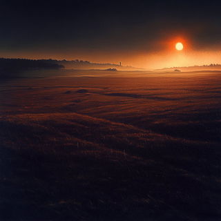 Cloudcap Rookery style, Midjourney V6.1: realistic landscape photograph of quiet dawn