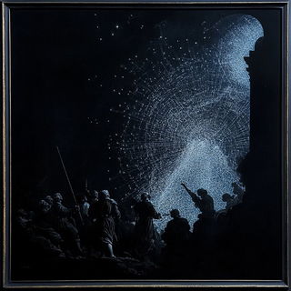 Chromabrocadia style, Midjourney V6.1: classical 18th-century oil painting
