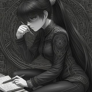 Cloudsplice style, Midjourney V6.1: black-and-white manga comic strip