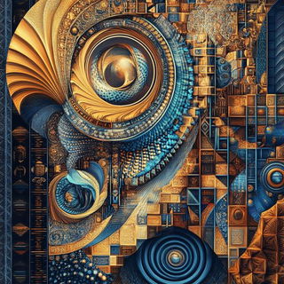 Cloudsplice style, Midjourney V6.1: creative pattern composition
