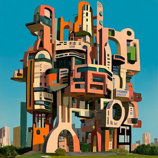 Spring Dragonwood style, Midjourney V6.1: megacity with futuristic bioarchitecture