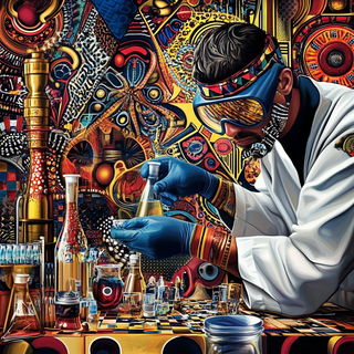 Galegraphica style, Midjourney V6.1: editorial illustration for popular scientific magazine cover