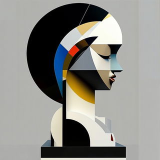 Neurothread style, Midjourney V6.1: abstract 3D render