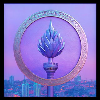 Bazaarocut style, Midjourney V6.1: bold minimalist logo design for Istanbul city municipal services