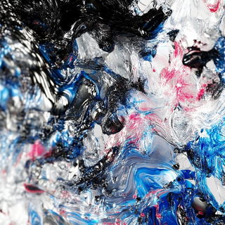 Lunaflux style, Midjourney V6.1: abstract 3D render