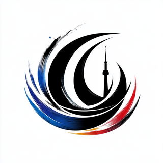 Lunaflux style, Midjourney V6.1: bold minimalist logo design for Istanbul city municipal services