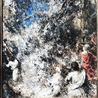 Lunaflux style, Midjourney V6.1: classical 18th-century oil painting